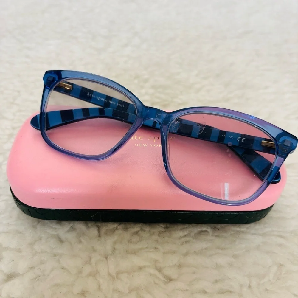 Kate Spade 2 Tone Blue Eyeglasses Frame Only w/ Case size 54 x 16 140